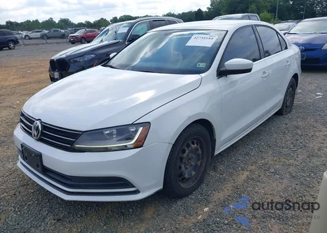 2017 Volkswagen Jetta 1.4T S из США, поврежденный, VIN 3VW2B7AJ5HM315174